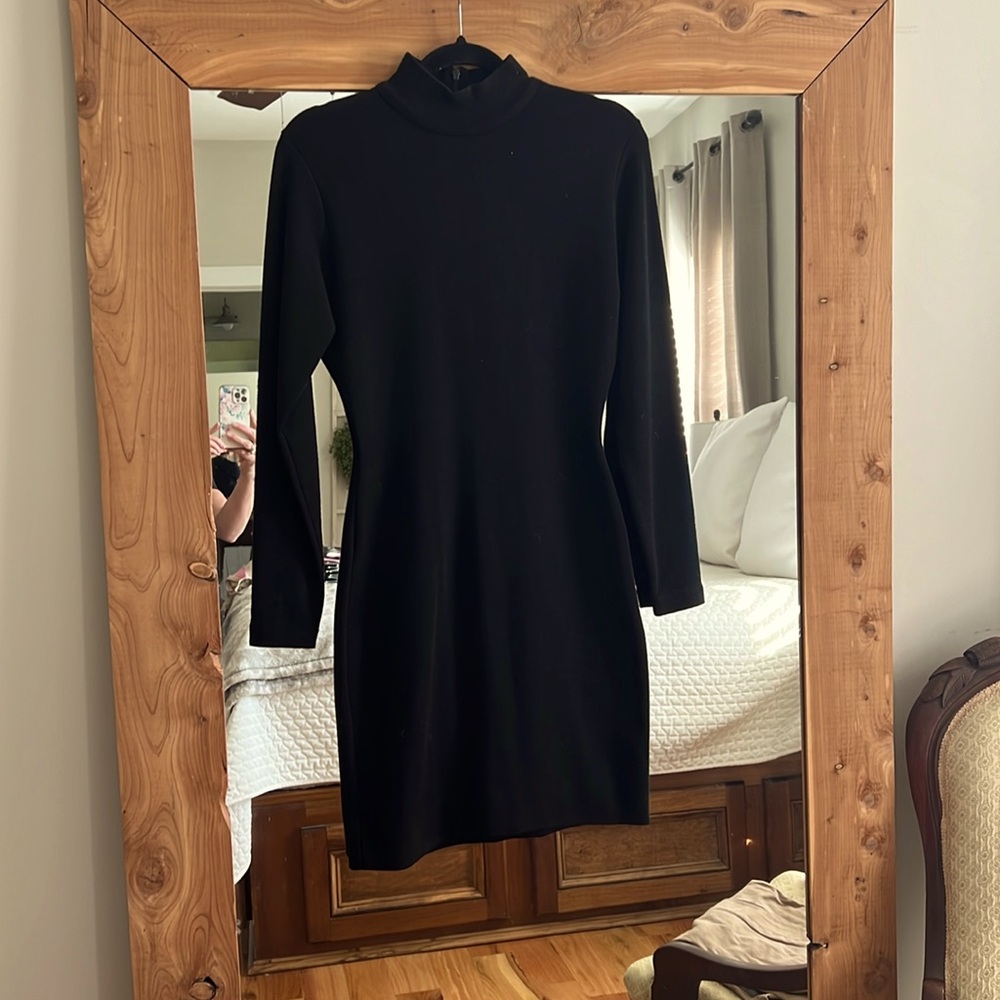 Andrea Jovine Black wool dress